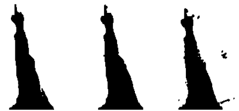 Thresholded hand image at 80, 88 and 92.