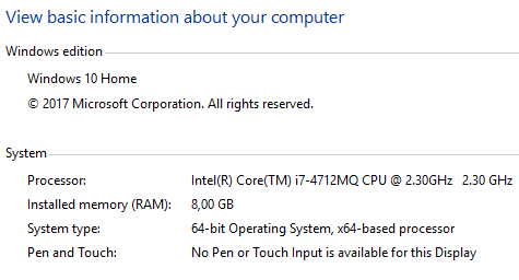 Computer Specifications