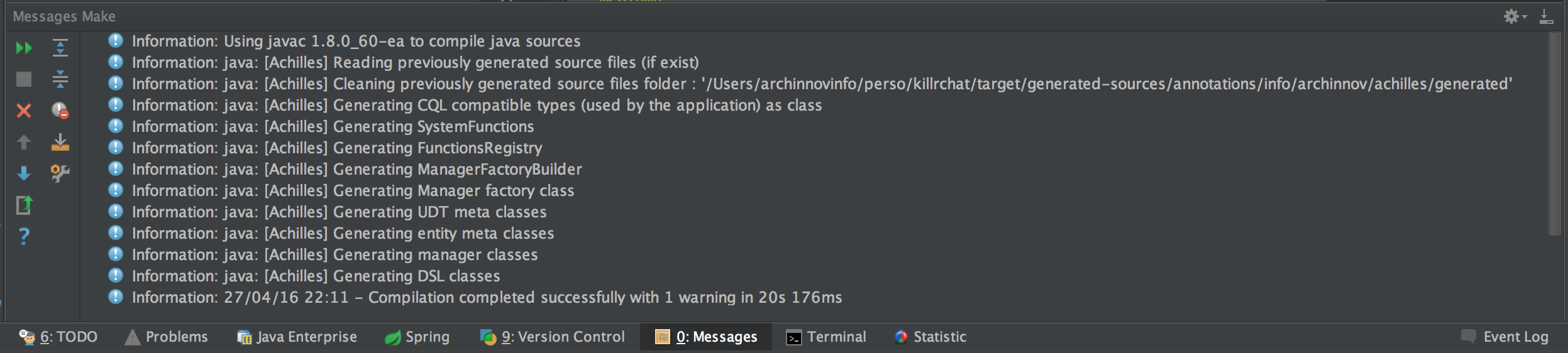 IntelliJ Annotation Processor Output