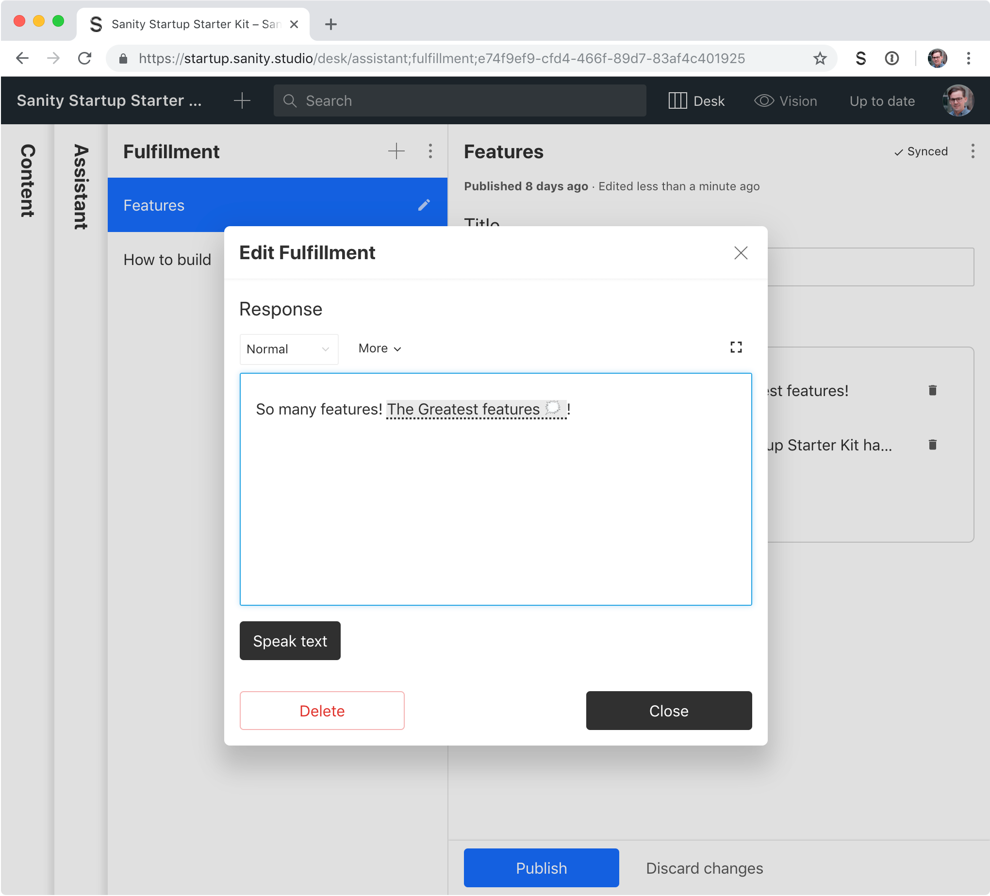 Speech Synthesis Generator