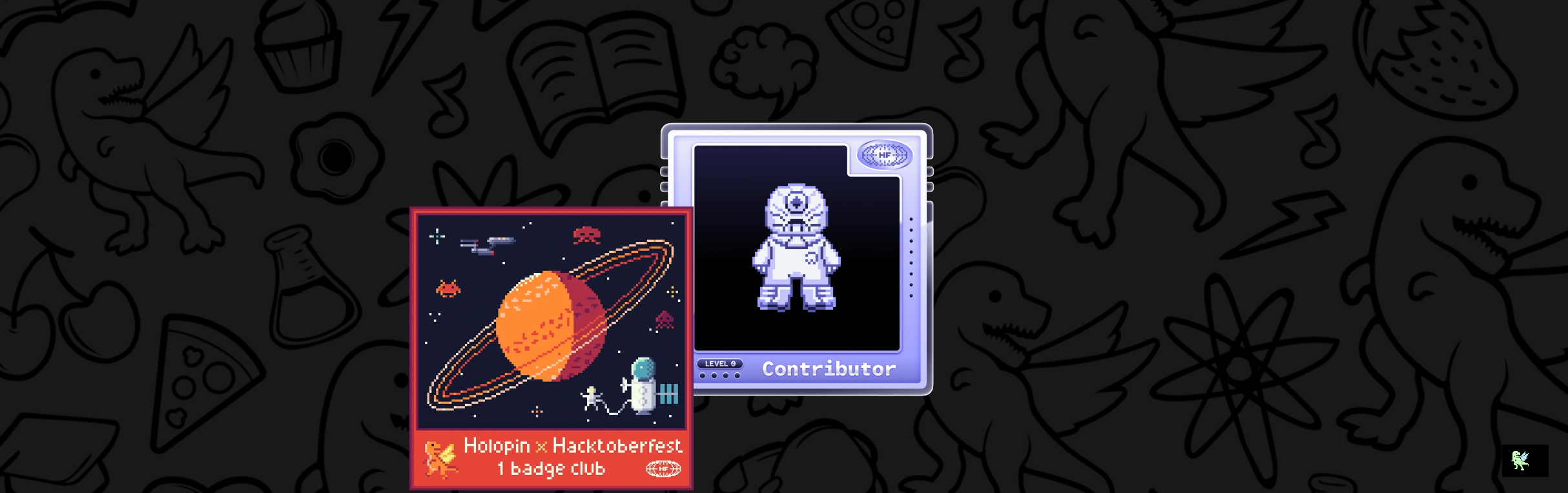 An image of @nikaneidi's Holopin badges, which is a link to view their full Holopin profile