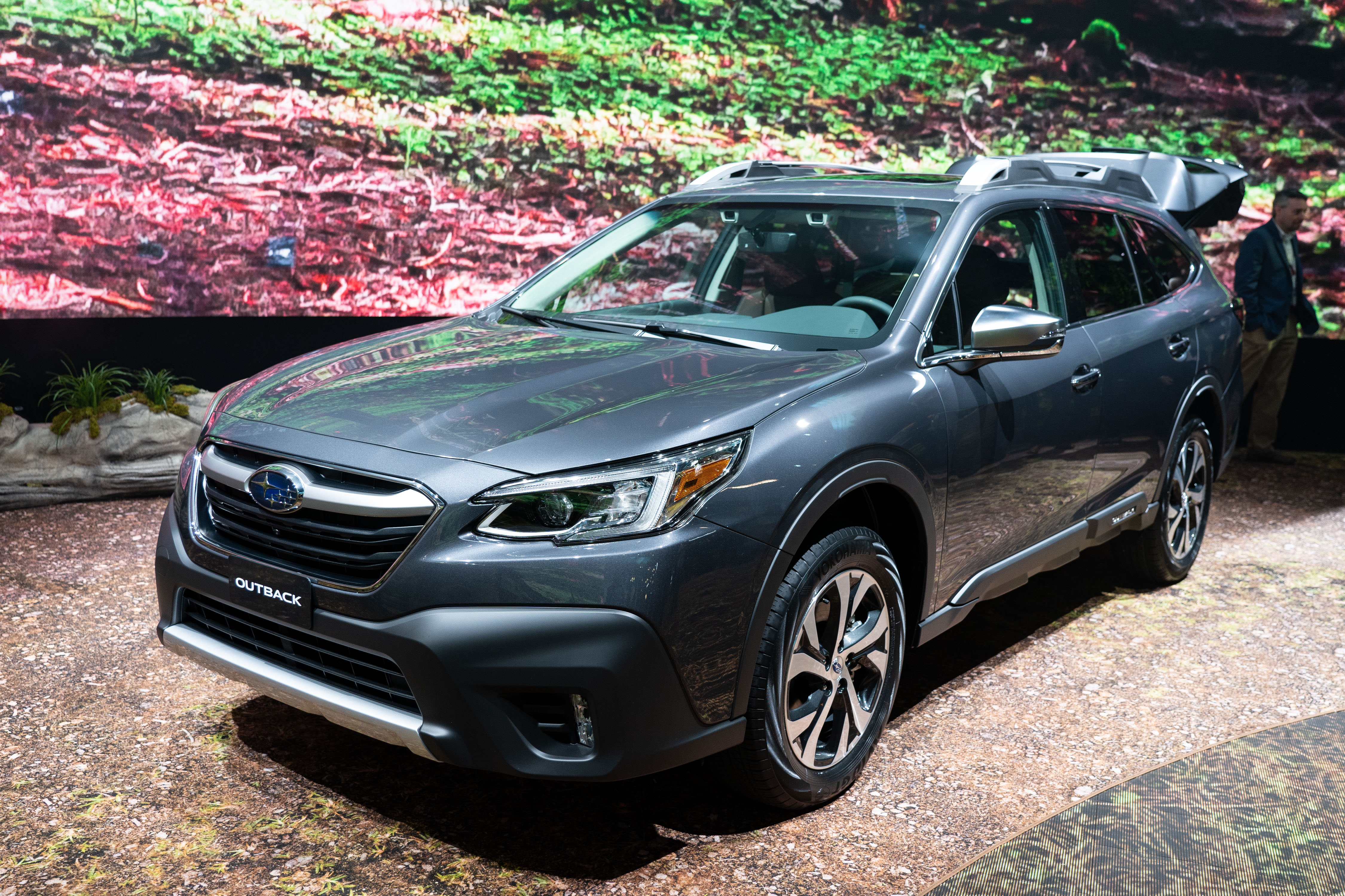 2019纽约国际车展，2020 SUBARU OUTBACK。（戴兵/大纪元）