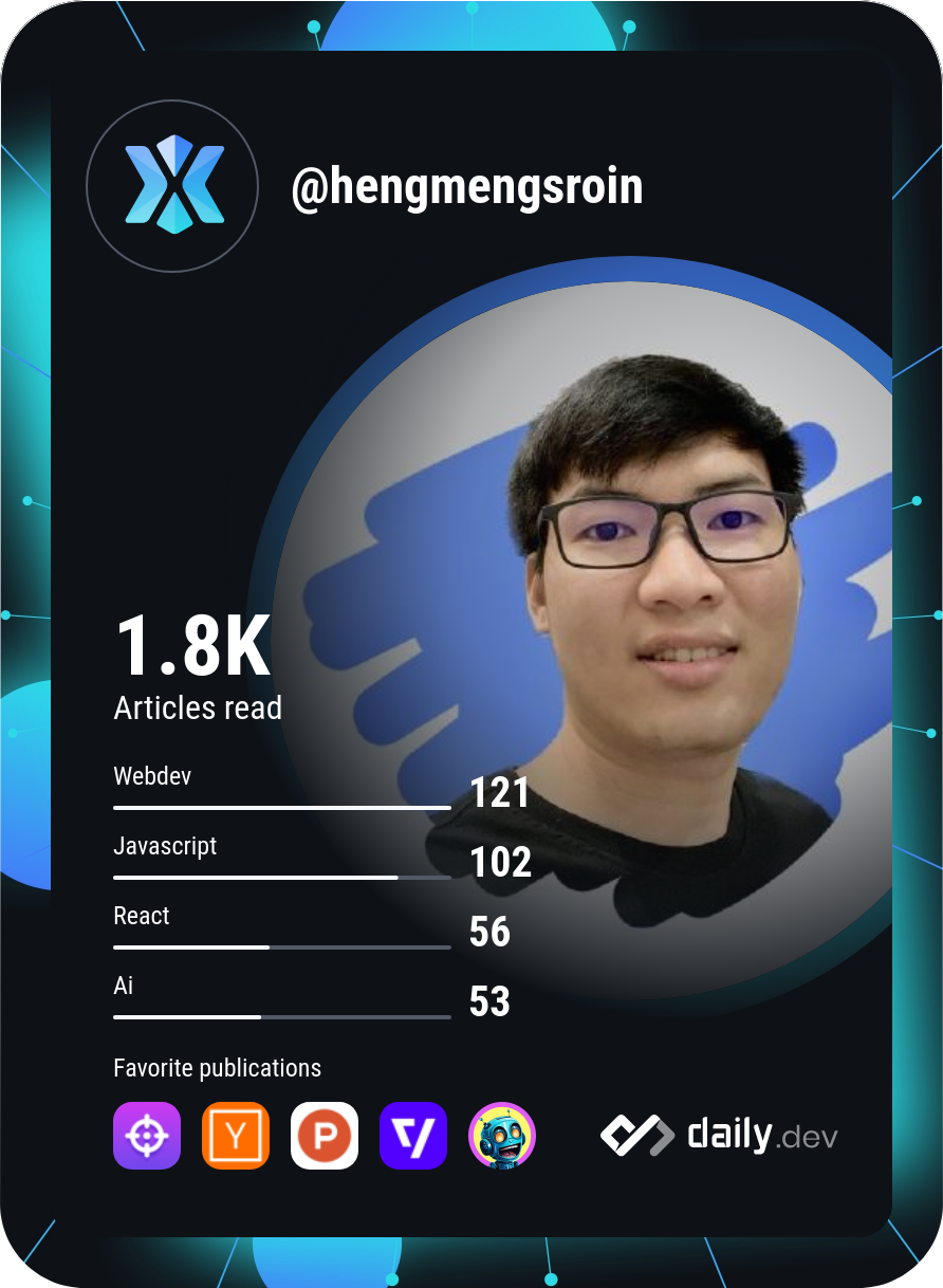 Mengsroin HENG's Dev Card