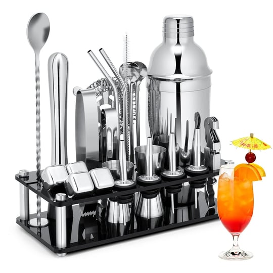 kingrow-cocktail-shaker-set-23-piece-stainless-steel-bartender-kit-with-acrylic-stand-cocktail-recip-1