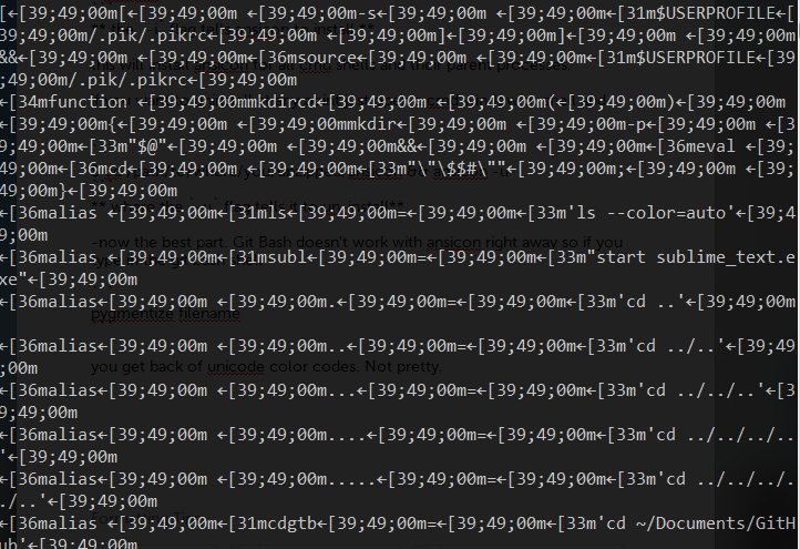 ANSI Encoding Errors