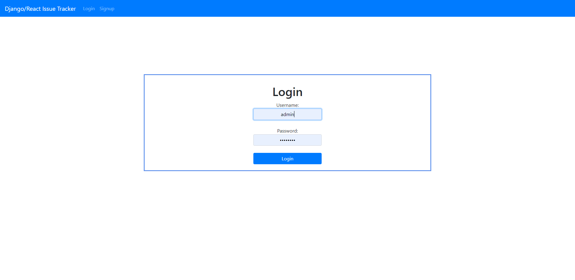 Login Page