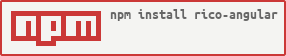 Rico-Angular on NPM
