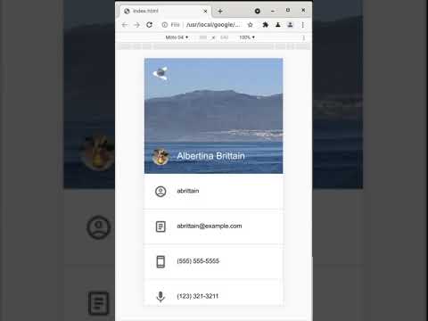 Video Link for Shared Element Transitions