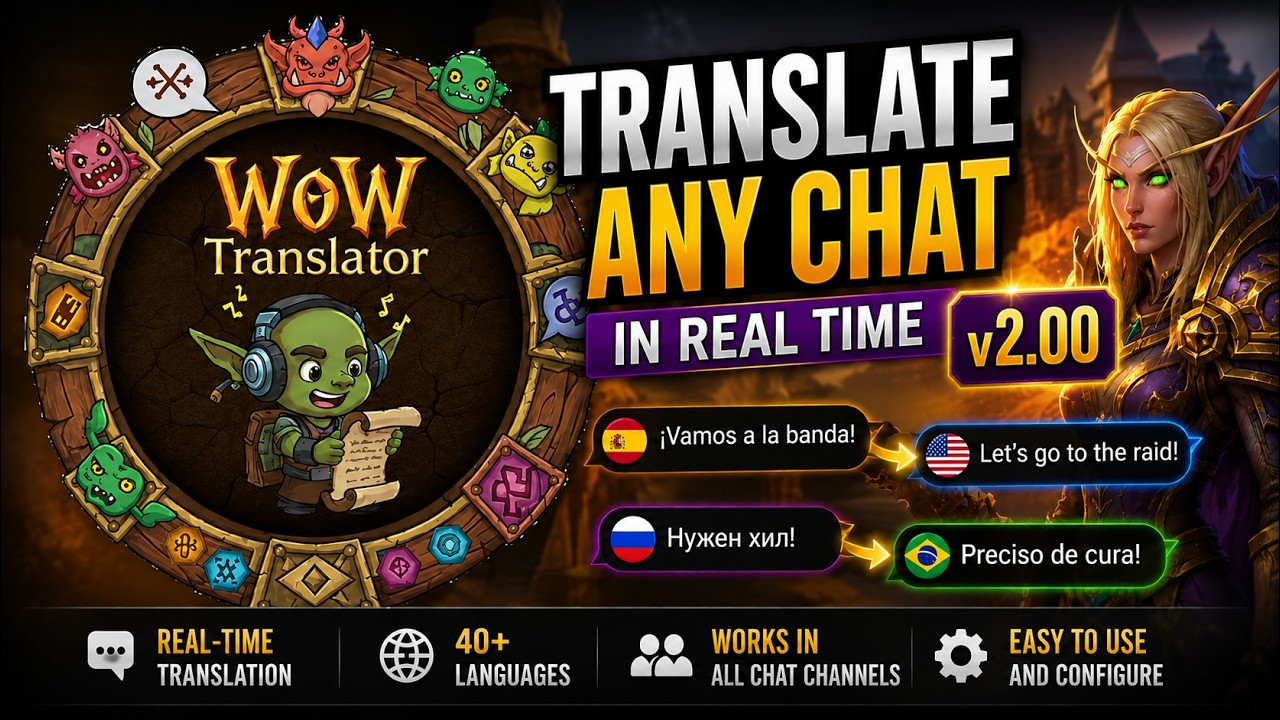 How to use WoW Translator v2.00