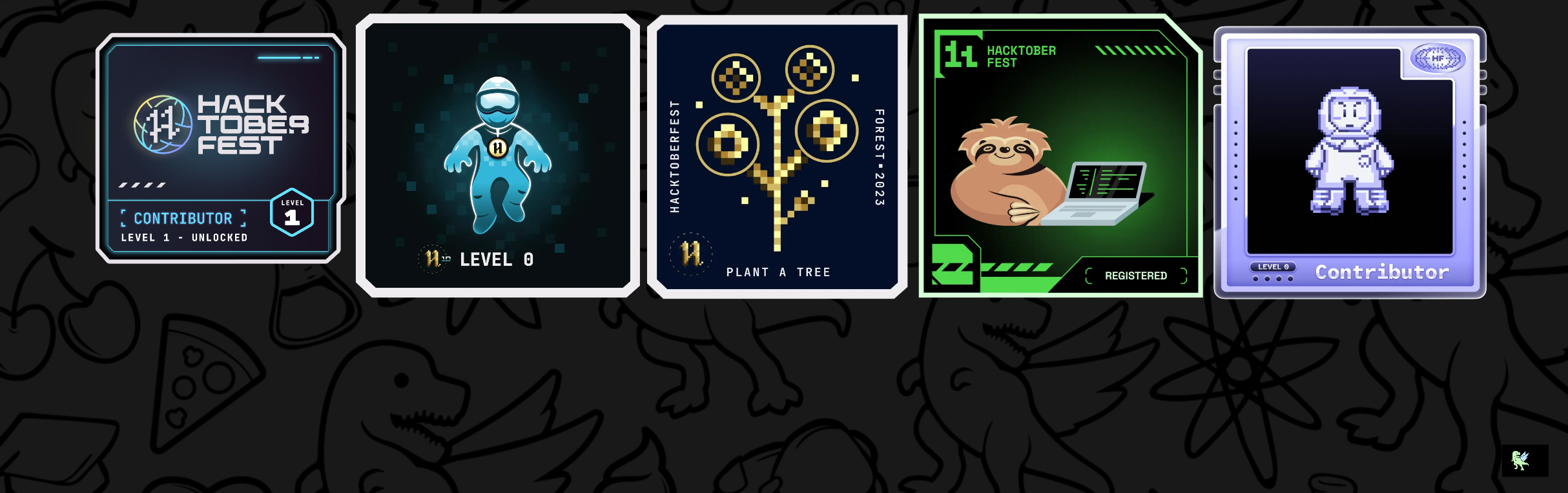 An image of @iiqbalt's Holopin badges, which is a link to view their full Holopin profile