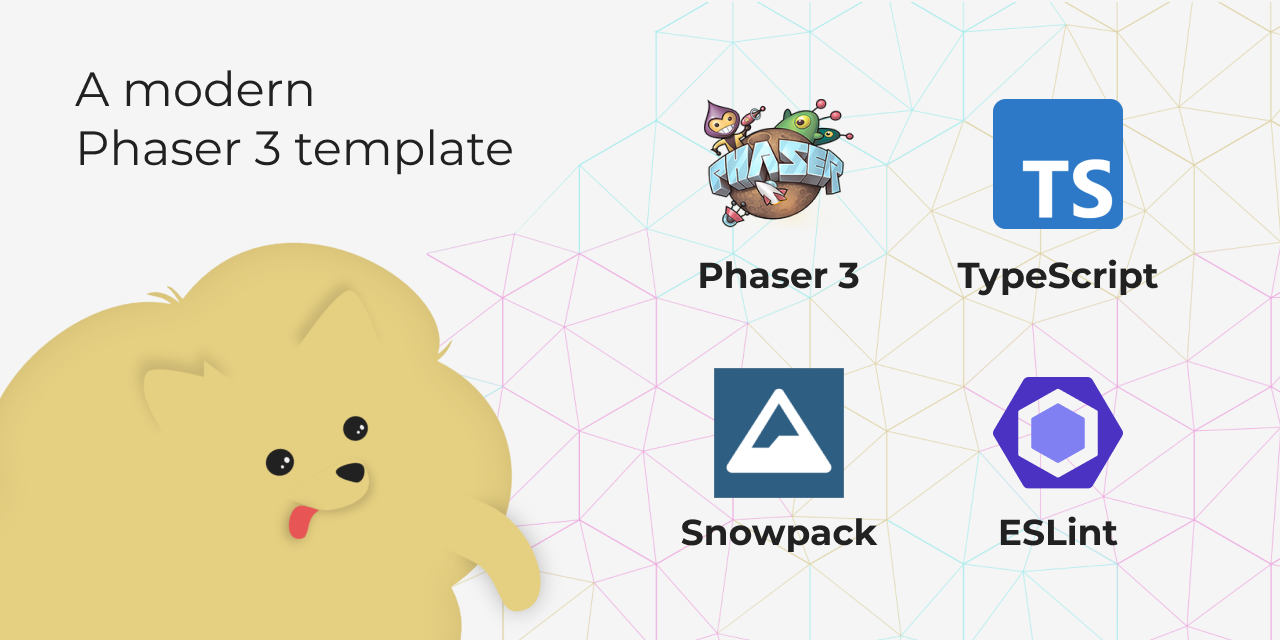 A modern Phaser 3 template: Phaser 3 + TypeScript + Snowpack + ESLint