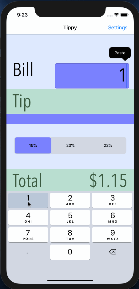 Tippy App Walkthrough