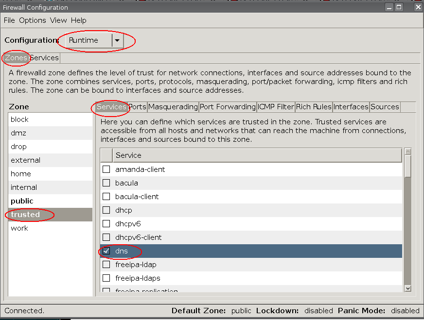 accept dns traffic