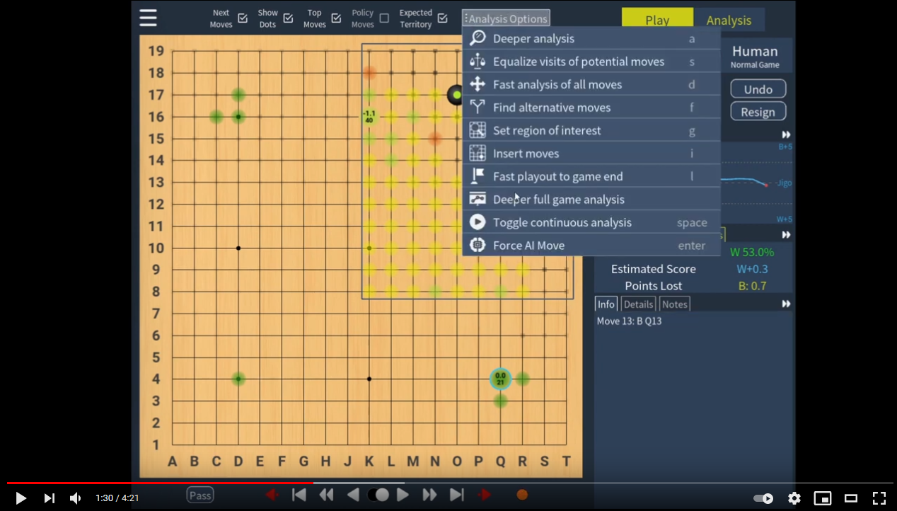 Local Joseki Analysis Video