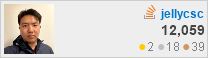 profile for jellycsc at Stack Overflow, Q&A for professional and enthusiast programmers