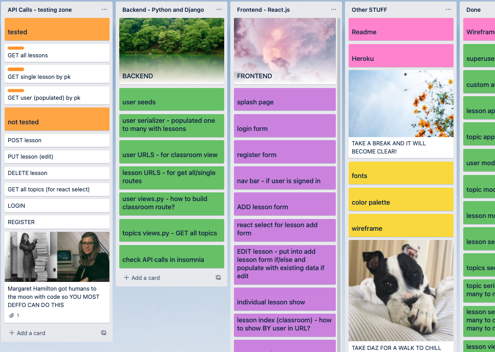 trello board