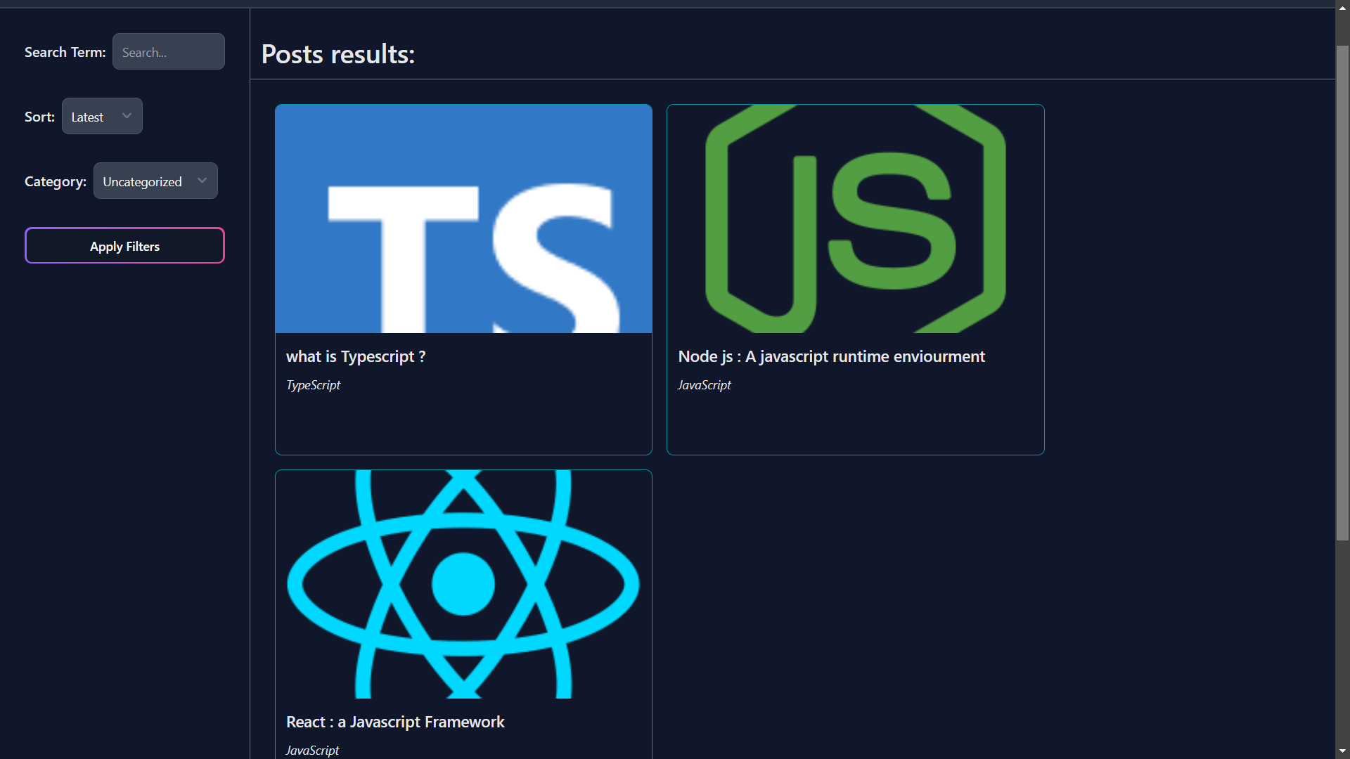 Admin Dashboard