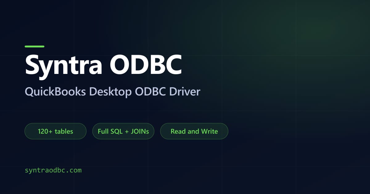 GitHub - syntraodbc/typescript-sdk: TypeScript SDK for Syntra ODBC ...