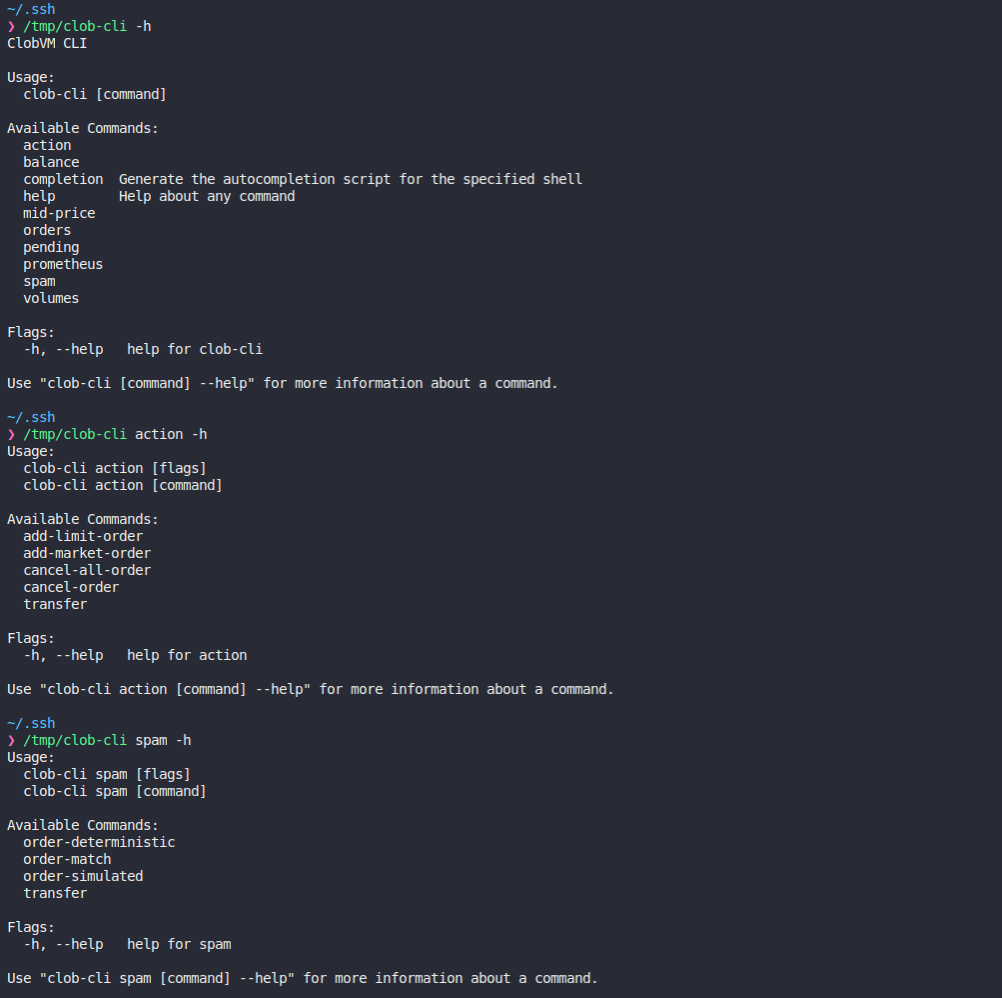 CLI Commands