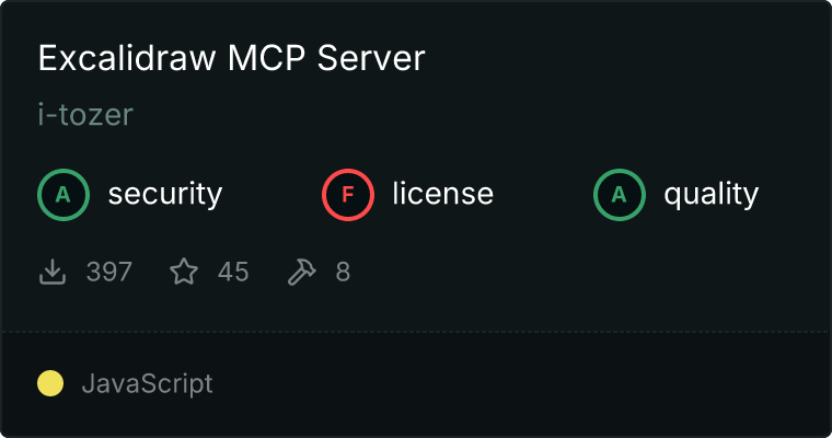Excalidraw Server MCP server