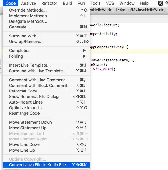 Java 转 Kotlin 工具