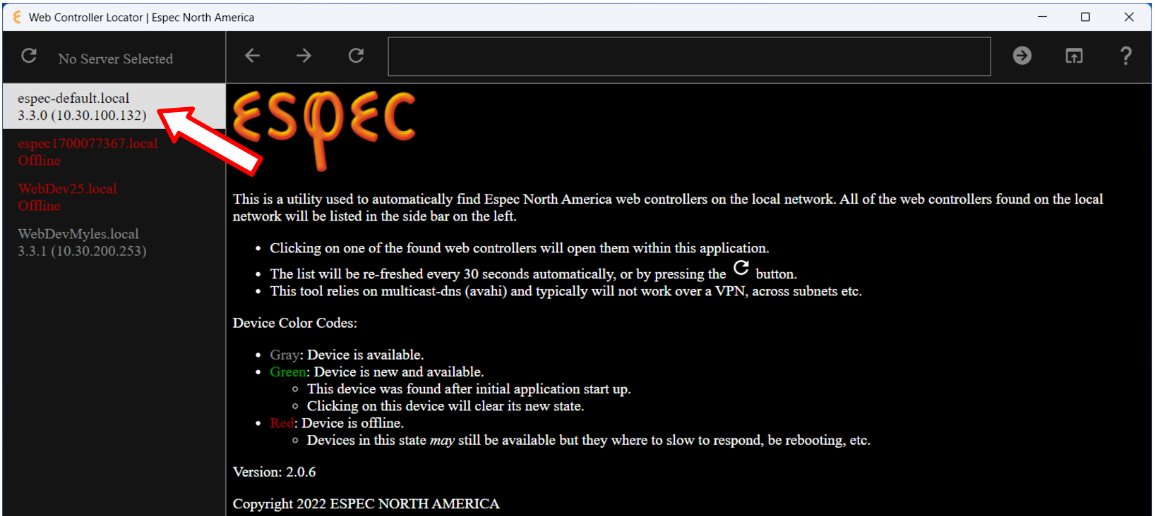 Web Controller Locator Utility