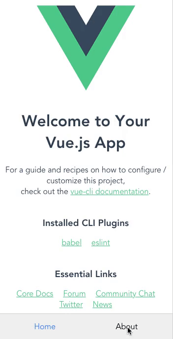 Vue.js implementation of iOS-like transition between screens