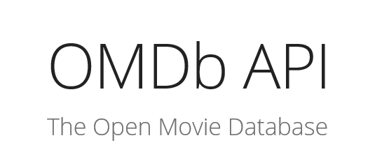 OMDB The Open Movie Database