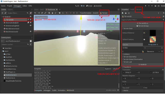 Construction of Terrain Editor