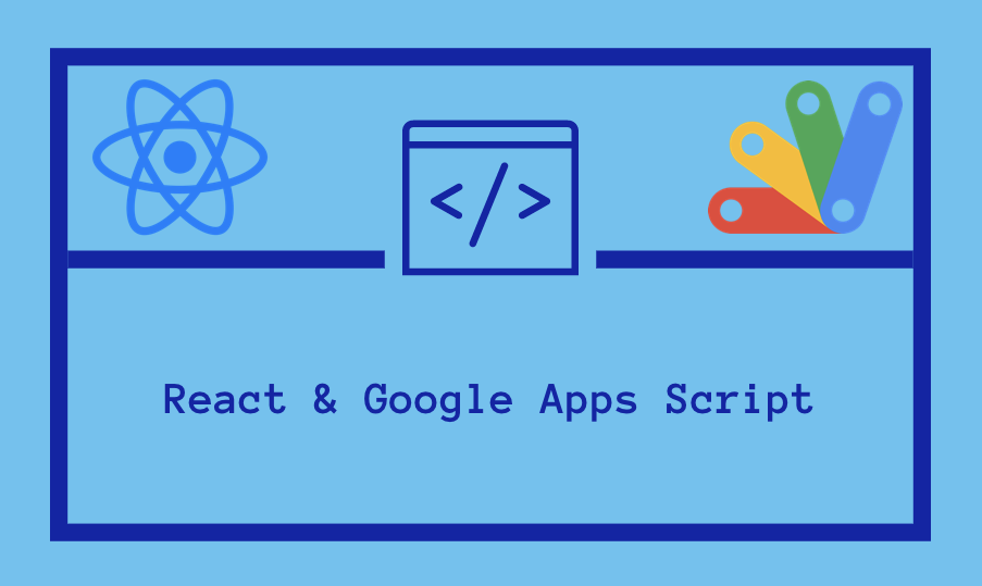 React & Google Apps Script logos