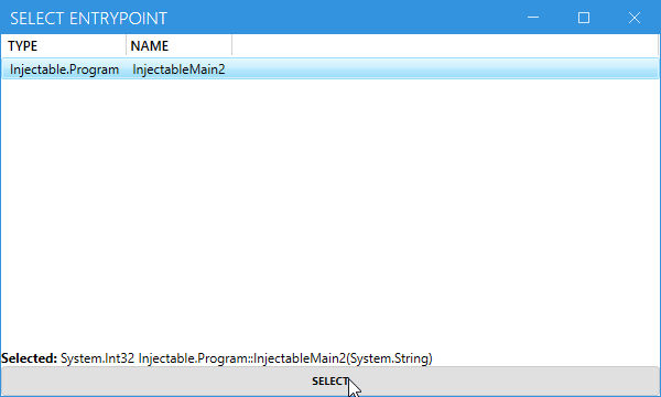 Entrypoint Selection