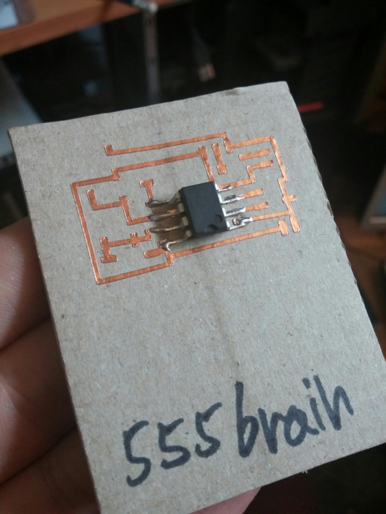 555brain cut on copper foil in TAMI.org.il