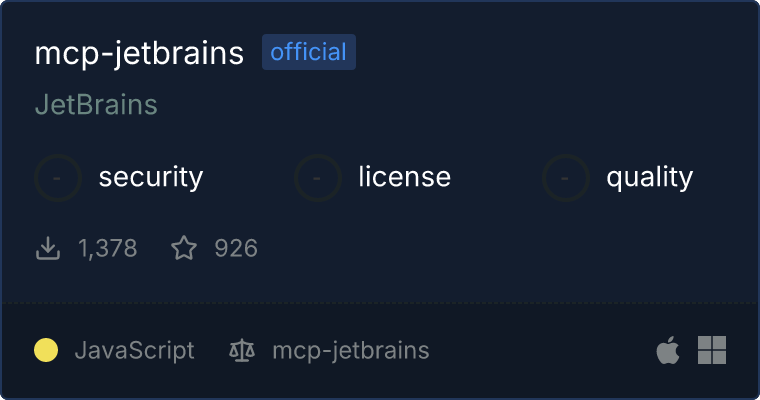 mcp-jetbrains MCP server