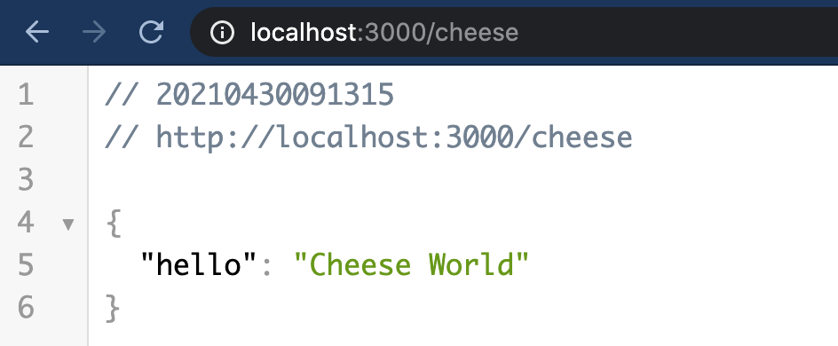 cheese json page