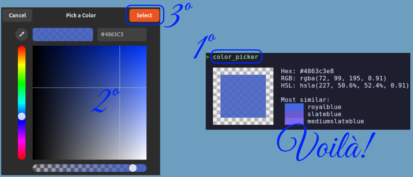 Color Picker and Pastel