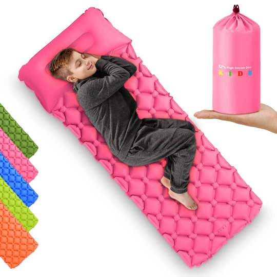 high-stream-gear-kids-sleeping-pad-for-camping-and-sleepovers-with-pillow-1