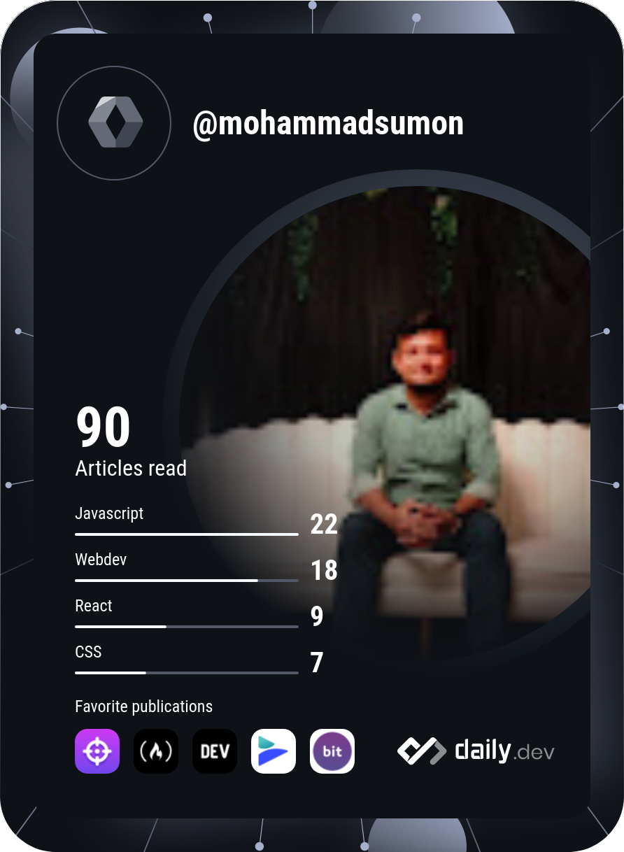 Mohammad Sumon's Dev Card
