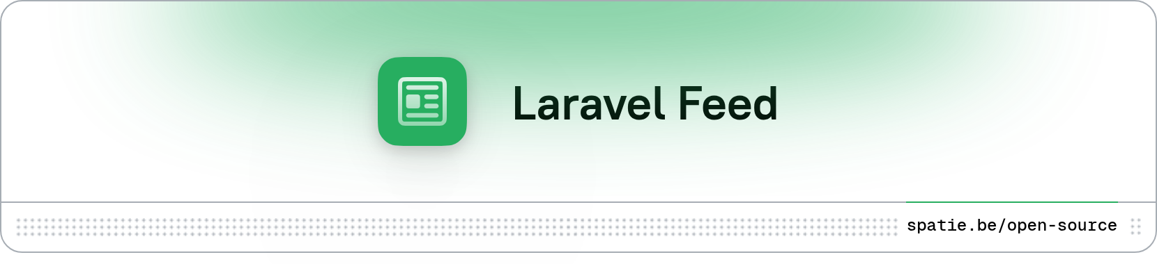 Logo for laravel-feed