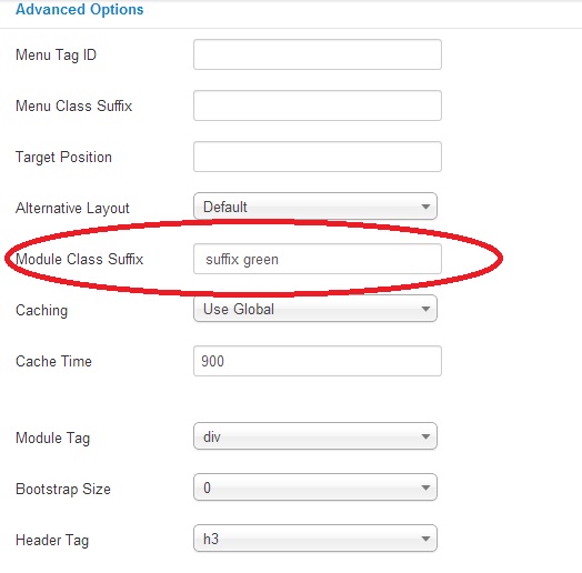 Module Suffix