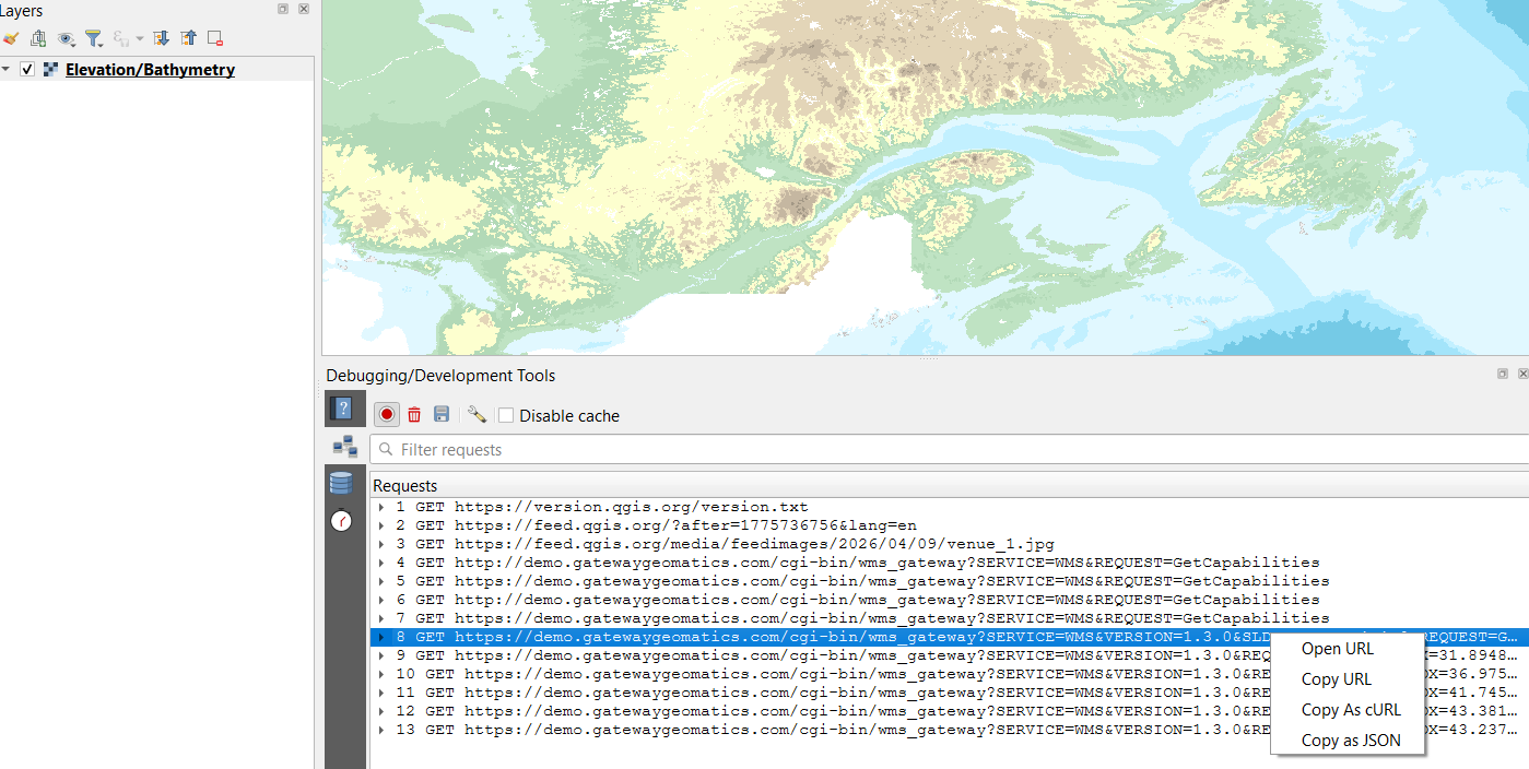 QGIS Network Logger (thanks RichardD !)