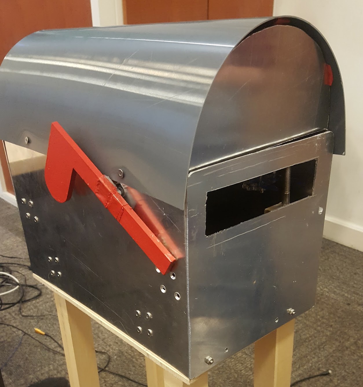 The finished mailbox itself