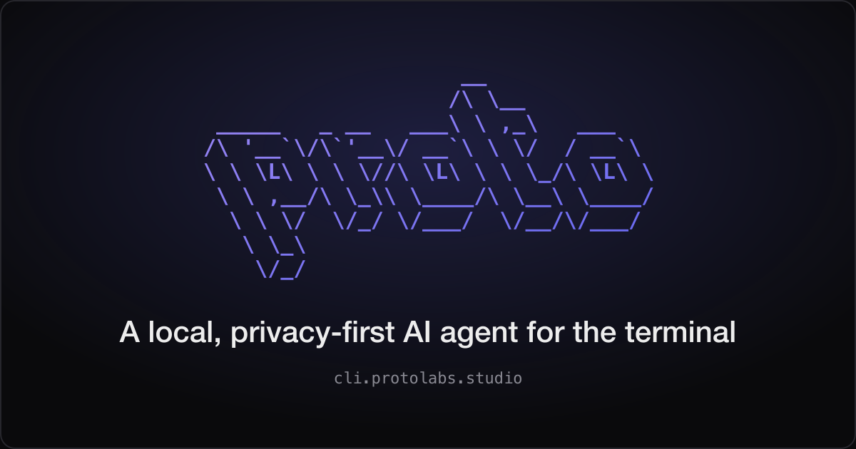 proto — a local, privacy-first AI agent for the terminal