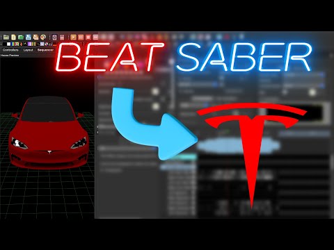 Tesla x Beat Saber - Light show convertion demo