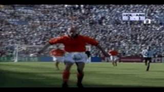 Dennis Bergkamp goal against Argentina - World Cup 1998  w  commentary by Jack van Gelder 