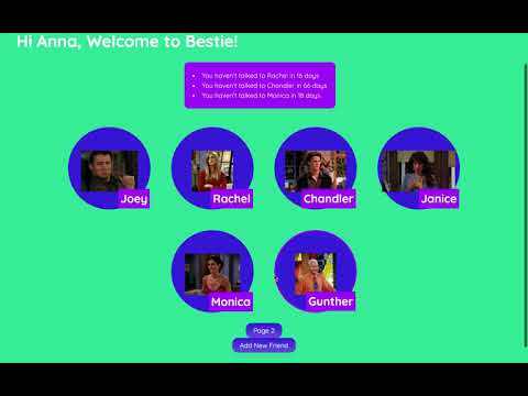 Bestie demo video