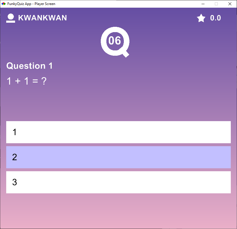 funkyQuiz 1