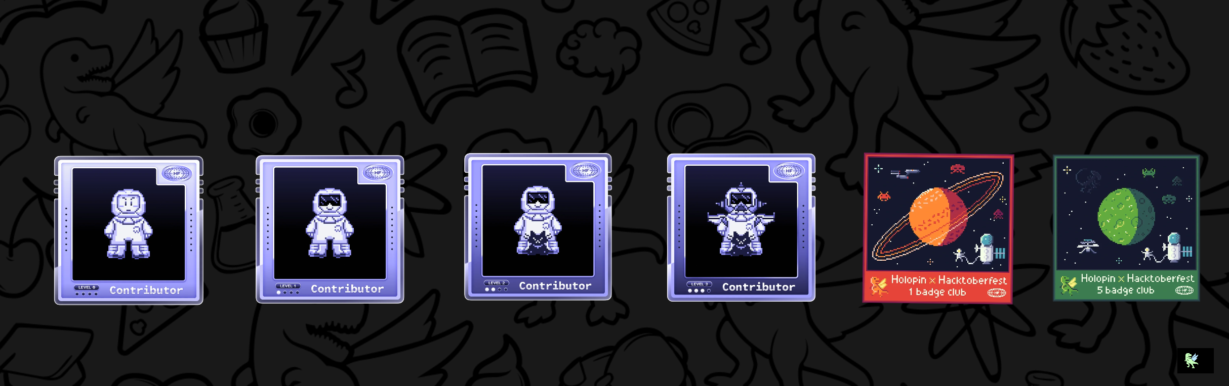 An image of @asr1325's Holopin badges, which is a link to view their full Holopin profile
