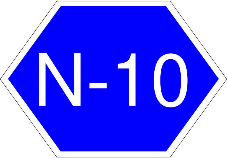 N-10 Pakistan National Highway Shield