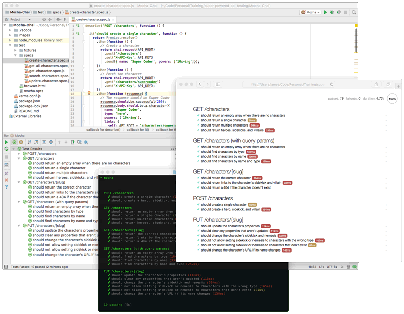 Mocha + Chai screenshots
