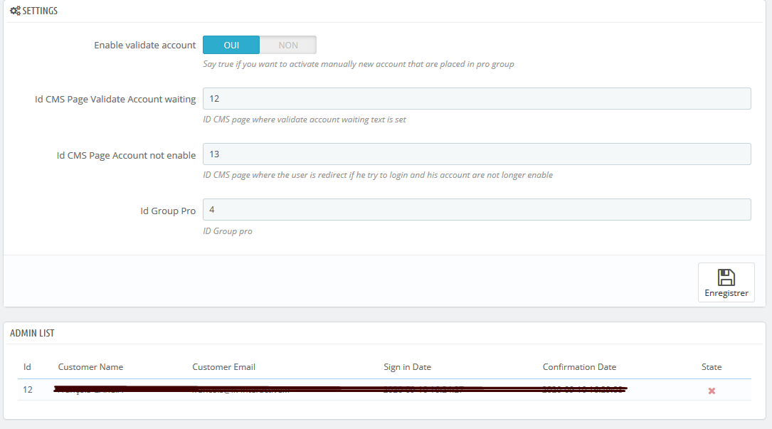 Config module